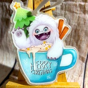 Yeti Christmas Ornament